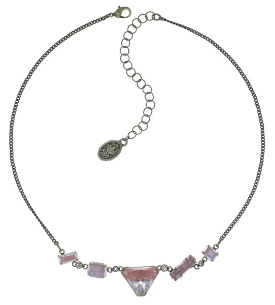 Konplott Mix the Rocks Halskette in rosa crystal blush 5450543790275