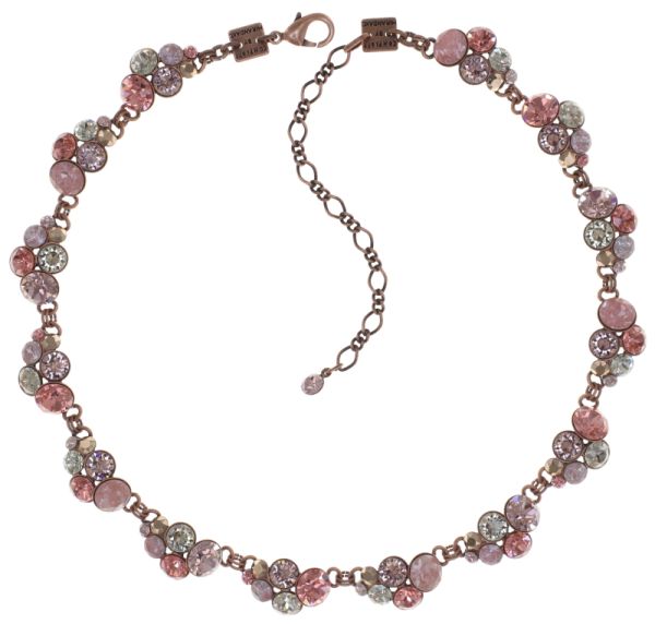 Konplott Petit Glamour steinbesetzte Halskette in pink 5450543766454