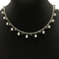 Konplott Pearl Shadow black diamond Halskette steinbesetzt 5450527480741