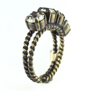 Vorschau: Konplott Colour Snake Ring in Black Diamond, kristall schwarz 5450527132558
