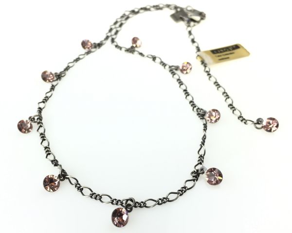 Konplott Tutui vintage rose Halskette steinbesetzt 5450527591645