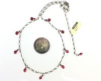 Vorschau: Konplott Tutui indian pink Halskette steinbesetzt, pink/rot 5450527641272