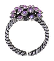 Vorschau: Konplott Magic Fireball Ring in white/light rose crystal vitrail light mini 5450543915159