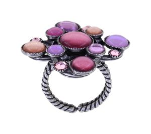 Vorschau: Konplott Shopping Drops Ring in pink/lila 5450543952697