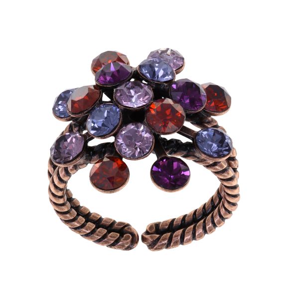 Magic Fireball Ring Ruby Violet in Classic Size