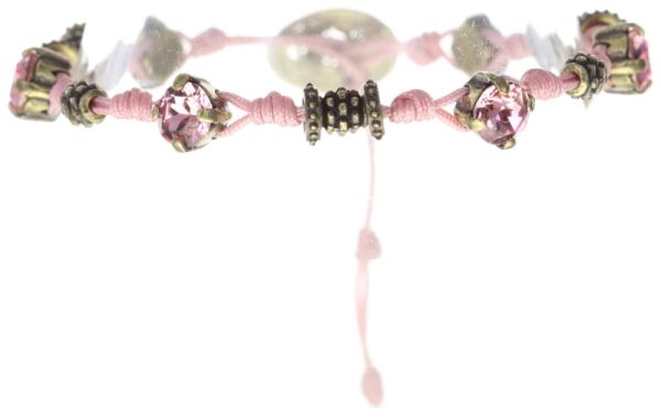 Festival Armband in rosa Messing