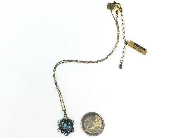 Konplott Bended Lights Halskette mit Anhänger in Hellblau 5450527280259