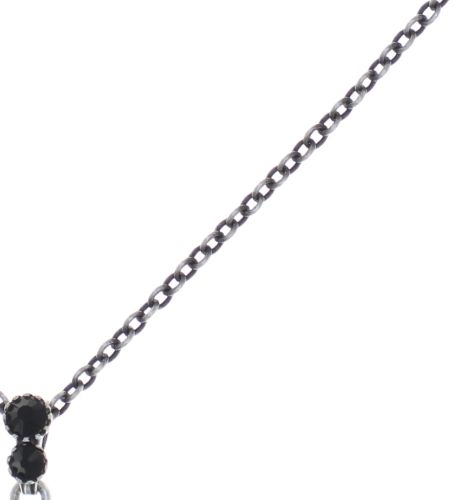 Konplott Water Cascade Halskette mit Anhänger in schwarz 5450543766553