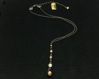 Vorschau: Konplott Pearl Shadow crystal golden shadow Halskette in Y-Form 5450527598699
