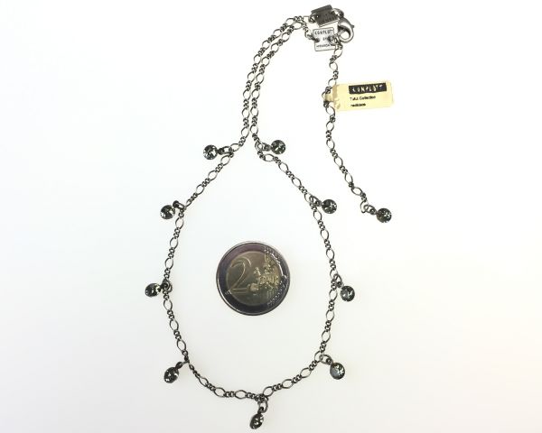 Konplott Tutui black diamond Halskette steinbesetzt 5450527610179