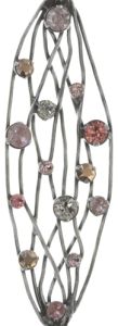 Vorschau: Konplott Cages Halskette mit Anhänger lang in beige/pink Silberfarben 5450543741222