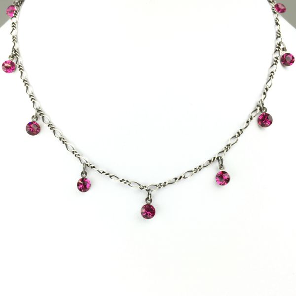 Konplott Tutui fuchsia Halskette steinbesetzt, pink 5450527591621