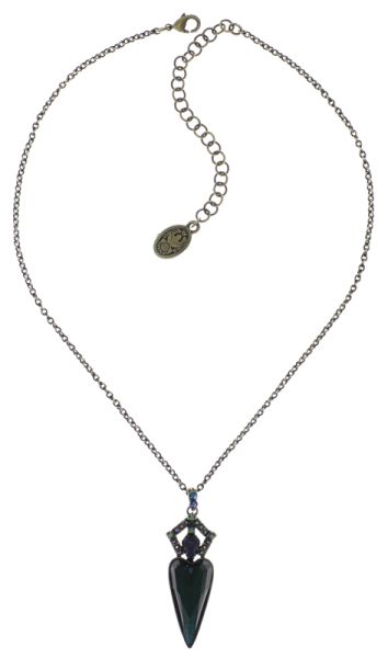 Konplott Snow White Halskette mit Anhänger in blau/grün Größe M 5450543757902