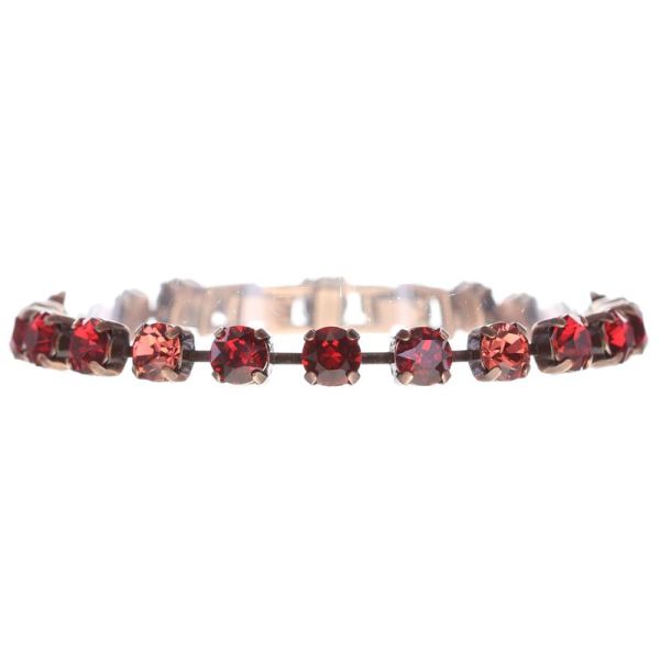 Colour Snake Armband in coralline/rot