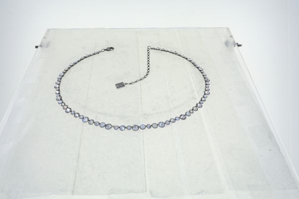 Konplott Water Cascade Halskette in Vanilla Sorbet weiß/grau 5450543907000