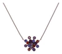 Konplott Magic Fireball Halskette Ruby Violet in Classic Size 5450543936574