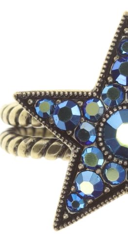 Konplott Dancing Star Ring in blau Größe M 5450543774107
