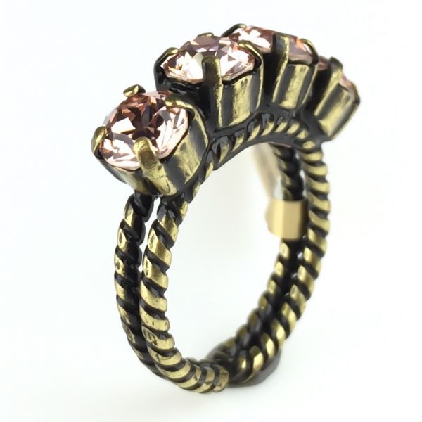 Konplott Colour Snake Ring in Vintage Rose 5450527640930