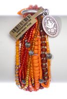 Vorschau: Konplott Petit Glamour d'Afrique Armband in orange antique 5450543865164
