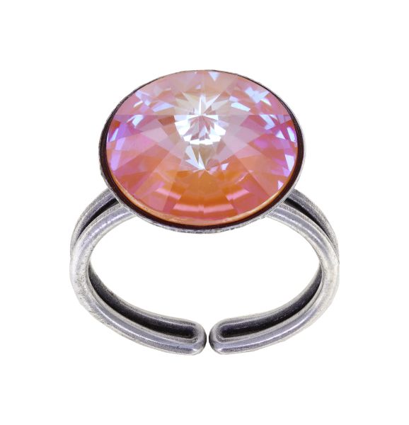 Konplott Rivoli Ring in crystal orange glow delite 5450543927404