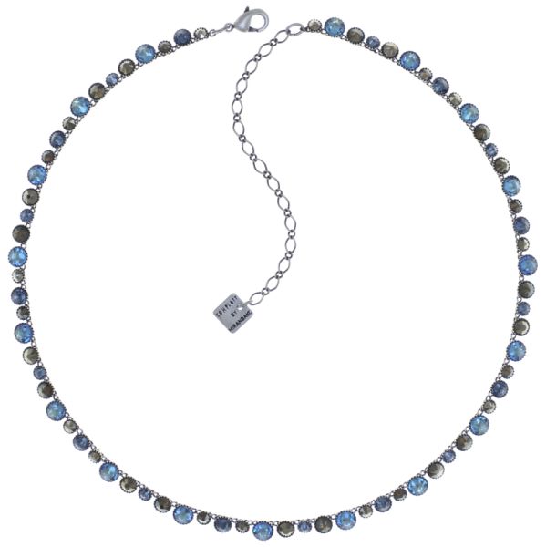 Konplott Water Cascade steinbesetzte Halskette in blau/braun 5450543772905