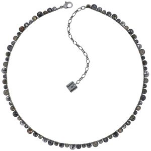 Vorschau: Konplott Water Cascade Halskette in Silver Carbon schwarz 5450543907659