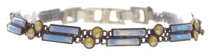 Vorschau: Konplott Graphic Flow Armband verschließbar in blau/gelb antique 5450543866512
