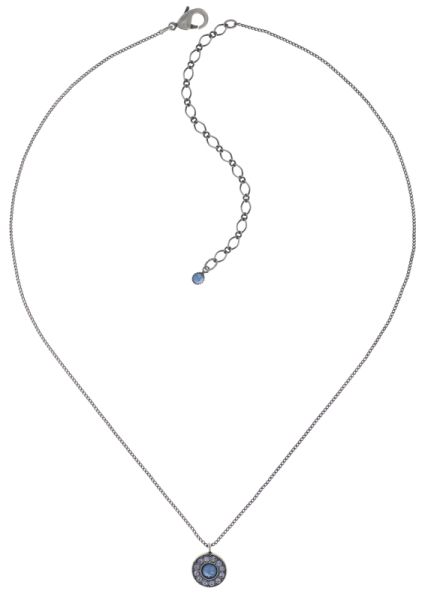Konplott Spell on You Halskette mit Anhänger in hellblau Silberfarben 5450543735184