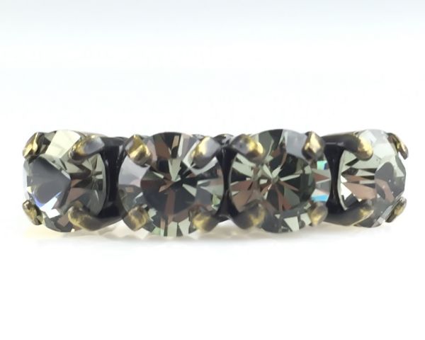 Konplott Colour Snake Ring in Black Diamond, kristall schwarz 5450527132558