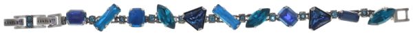 Konplott Mix the Rocks Armband in crystal blau 5450543789965