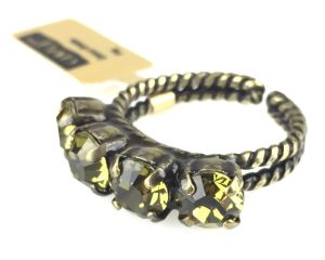 Vorschau: Konplott Colour Snake Ring in Khaki, hellgrün 5450527257060