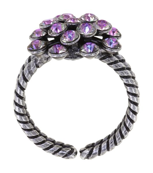 Konplott Magic Fireball Ring in white/light rose crystal vitrail light mini 5450543915159
